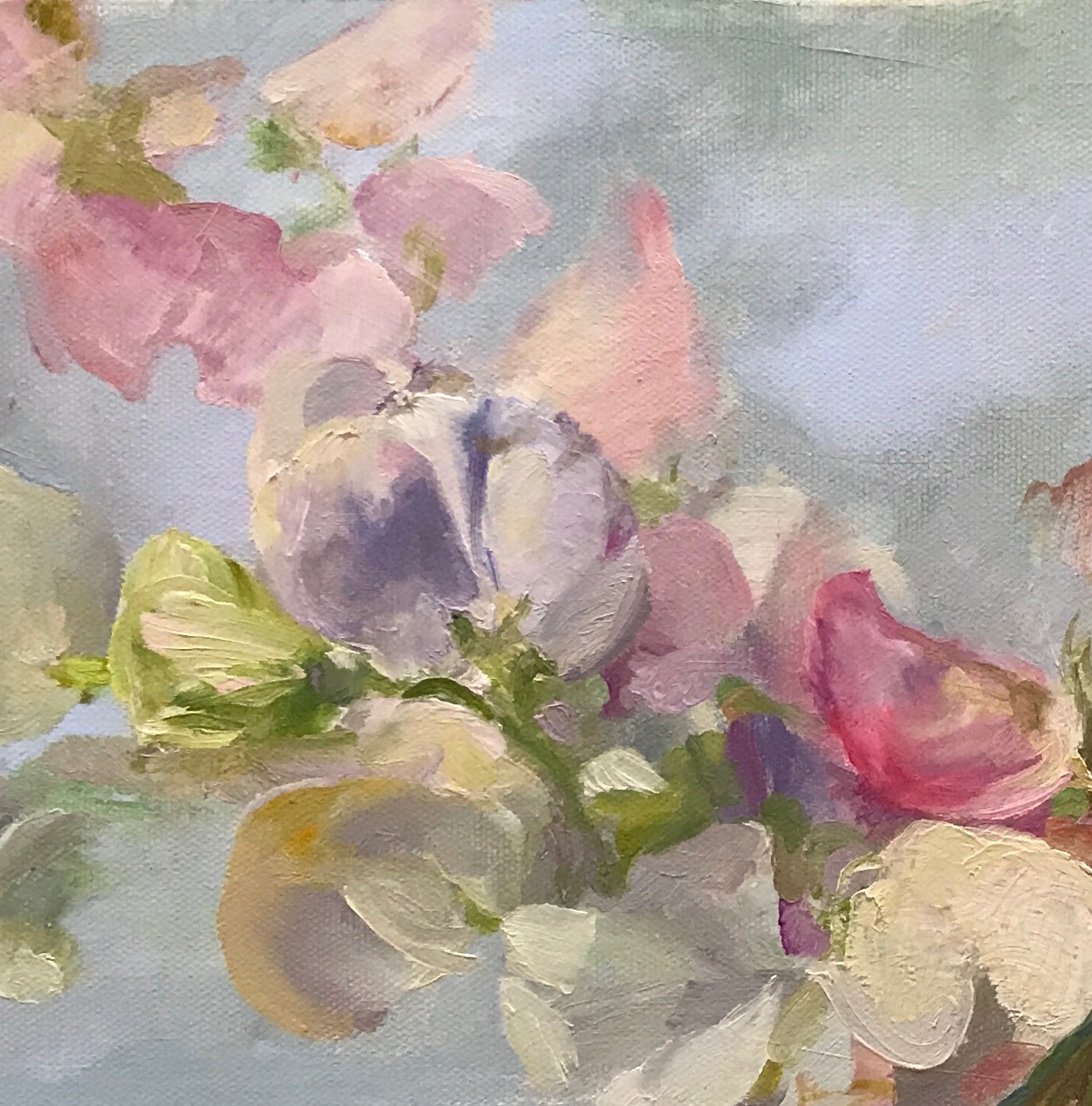 017 'Sweetpea' Oil on Canvas