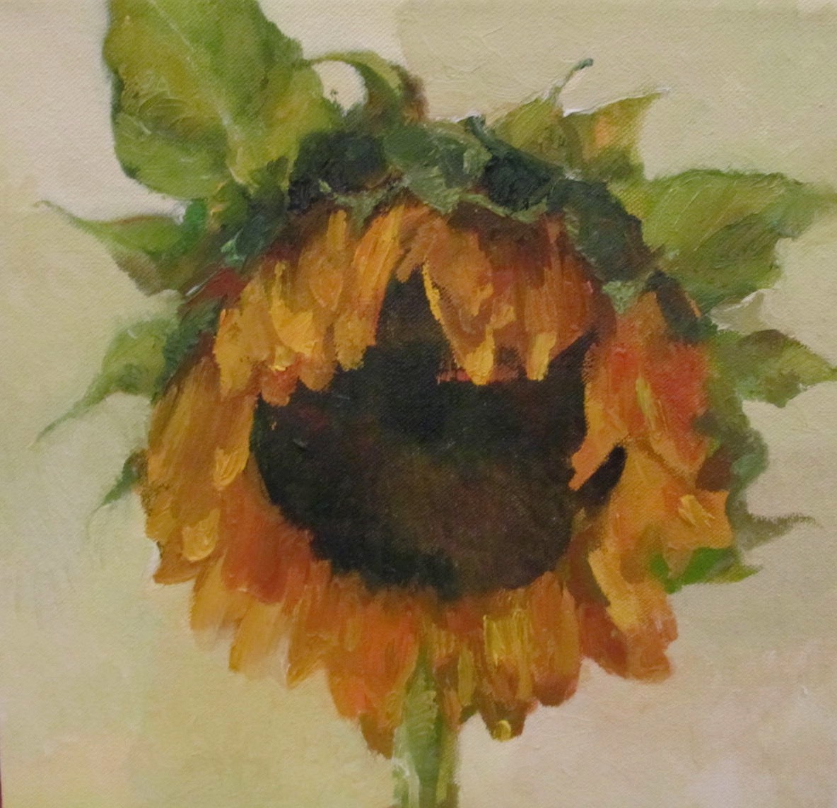  004 'Sunflower' Oil on Canvas